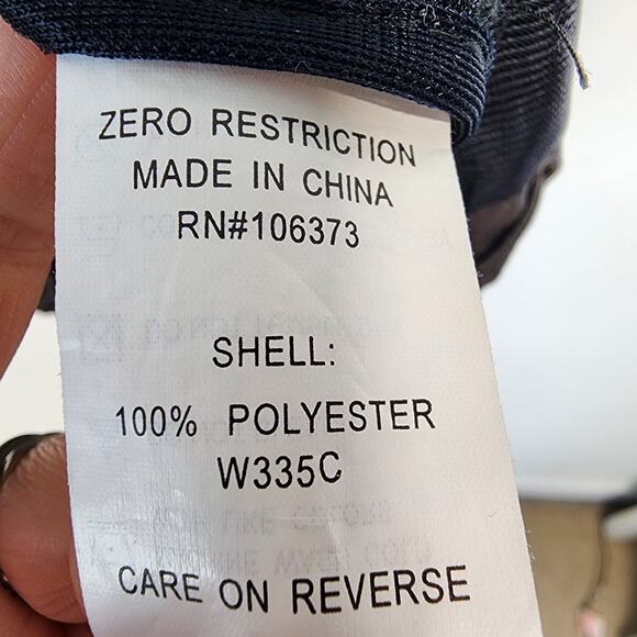 Zero Restriction Vest Mens XL Windbreaker Black Lightweight Golf Pickleball Z700 - Picture 10 of 10